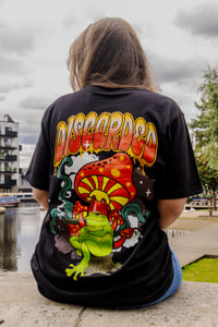 Image 3 of Discarded® Psychedelic Graphic Tee - Black