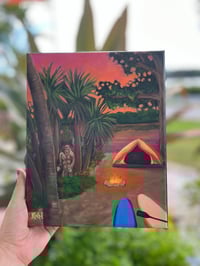 Image 2 of “Fort DeSoto Skunk Ape” Original Painting