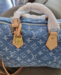 Image 1 of Denim Duffle