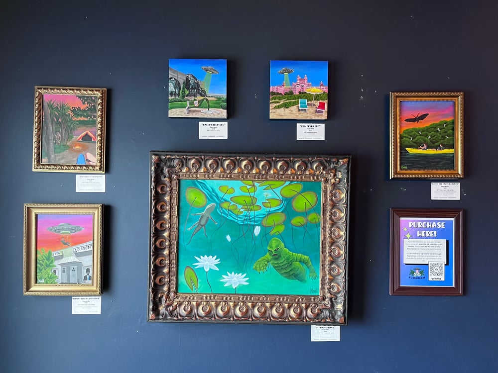 Image of “Dissent Brewing Abduction” Original Painting