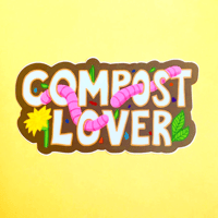 Image 1 of Compost Lover Vinyl Sticker