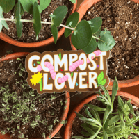 Image 2 of Compost Lover Vinyl Sticker