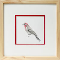 Image 1 of Messy Eater by Danika Ostrowski - Framed Original Drawing