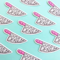 Image 2 of Cute but Deadly Knife Sticker