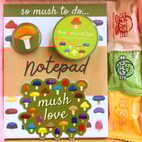 Image 4 of Mush Love Mushroom Vinyl Sticker