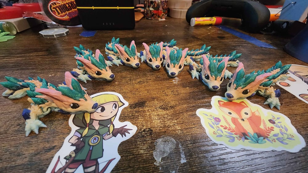 Wolf dragons Keychains