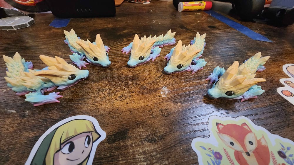 Wolf dragons Keychains