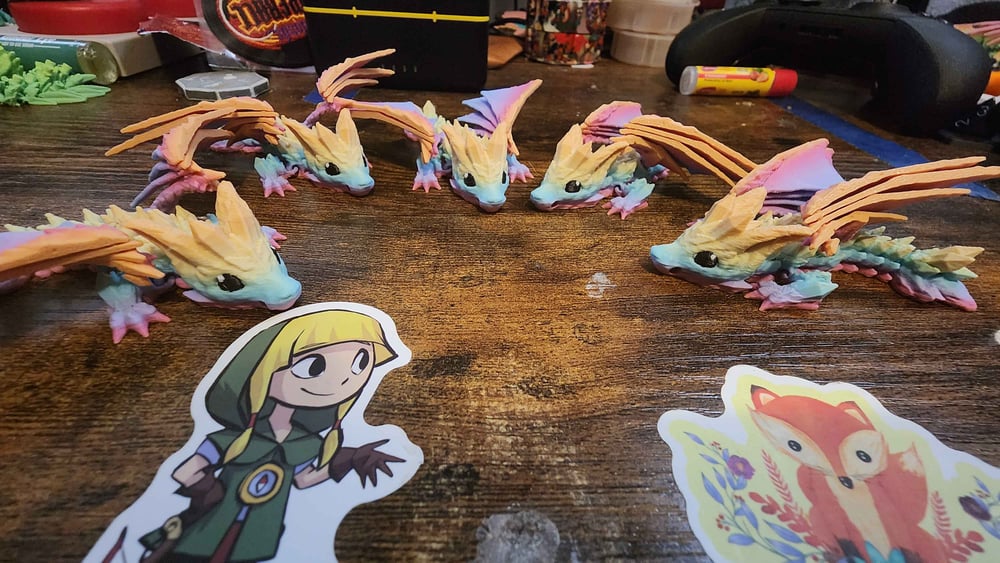 Wolf dragons Keychains