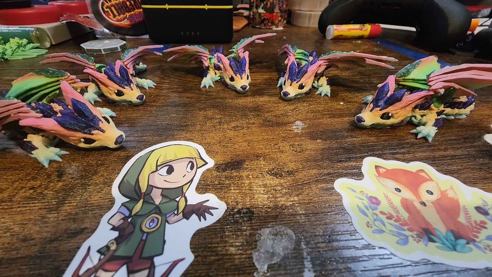 Wolf dragons Keychains
