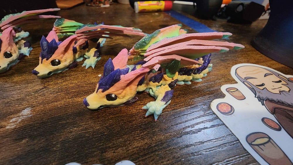 Wolf dragons Keychains