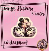 Cruella Vinyl Sticker 