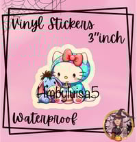 Kitty Eeyore Vinyl sticker 