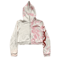 Image 1 of Cropped Full Zip Hoodie