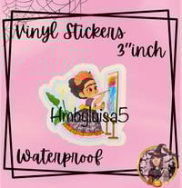Frida Art  Vinyl Sticker 