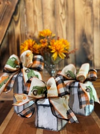 Image 1 of Farm Truck Rustic White Pumpkin Trio Set