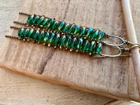 Image 1 of Green Cathedral earrings/ n7