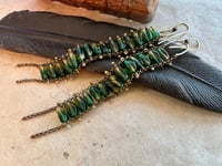 Image 11 of Green Cathedral earrings/ n7