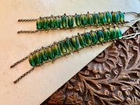 Image 16 of Green Cathedral earrings/ n7