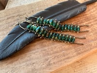 Image 17 of Green Cathedral earrings/ n7