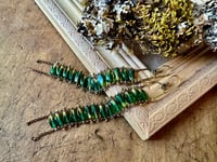 Image 4 of Green Cathedral earrings/ n7