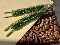 Image 18 of Green Cathedral earrings/ n7