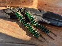 Image 20 of Green Cathedral earrings/ n7