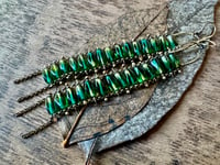 Image 21 of Green Cathedral earrings/ n7