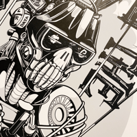 Image 2 of Slave to the Technocrats - Silkscreen Print