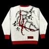 BRANCHING TEAR KNIT SWEATER 
