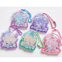 Image 1 of Nijisanji Acrylic Charms+Plush Badge(CLEARANCE)