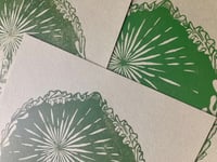 Image 4 of Mermaid Linocut Print - Green