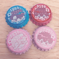 ORV+S CLASS BOTTLE CAP PINS PREORDER