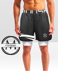 Image 1 of Mindset Men's Sports Shorts with Compression