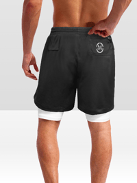 Image 2 of Mindset Men's Sports Shorts with Compression