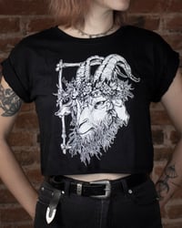 Image 1 of GOAT crop top black