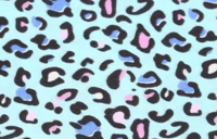 Leopard Print - Turquoise 