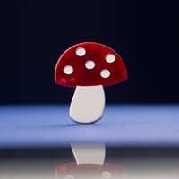 Image 1 of Mushroom Hair Clip by Lisa Junius