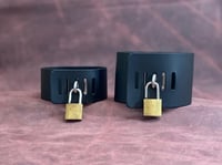 Image 4 of Bondage Locking Collar (2"-3") - Strict Posture - BDSM