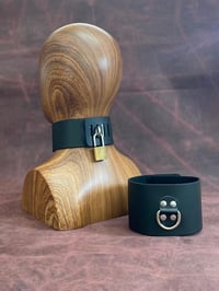 Image 2 of Bondage Locking Collar (2"-3") - Strict Posture - BDSM