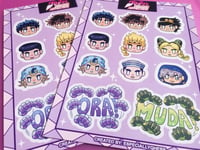 Image 1 of JJBA Sticker Sheet