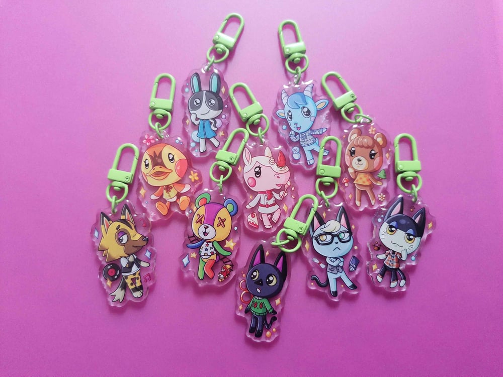 Image of Animal Friends AC Keyrings!