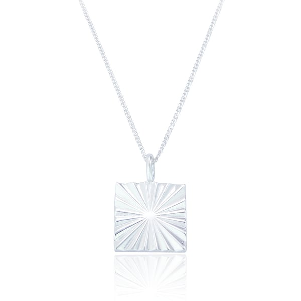 Image of Marine square pendant & chain EP615