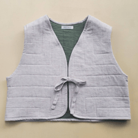 Image 1 of Quilted Flax Gigi Vest