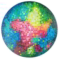 Nature's Glow Disco Ball by Sari Shryack - Fine Art Print on Canvas