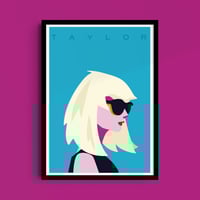 Image 1 of Taylor Swift - Sunglasses - Art Print, Greetings Card, Postcard