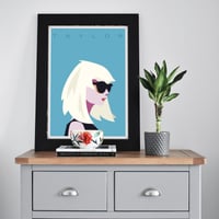 Image 4 of Taylor Swift - Sunglasses - Art Print, Greetings Card, Postcard