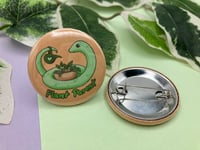 Image 2 of Cute Plant Parent Button, Cute Snake Button