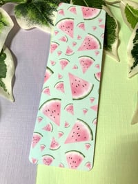 Image 2 of Cute Melon Bookmark for book lovers, planners, notebooks, collecting