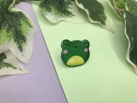 Image 2 of Handmade Cute Frog Pin