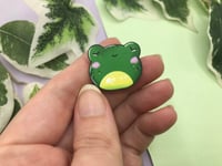 Image 3 of Handmade Cute Frog Pin